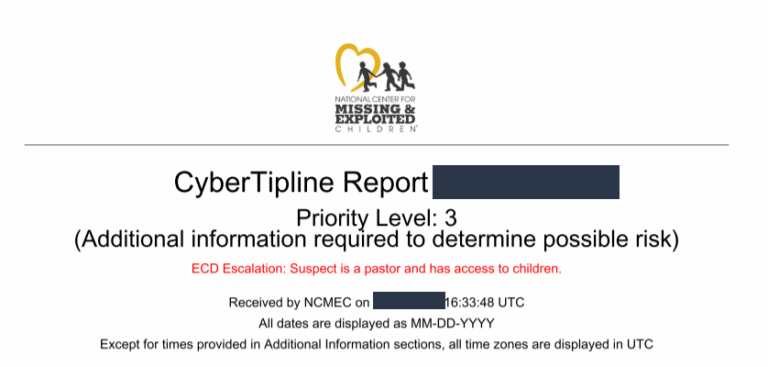Cybertiplinereport Example.pdf Deciphering NCMEC Cybertips - Garrett Discovery
